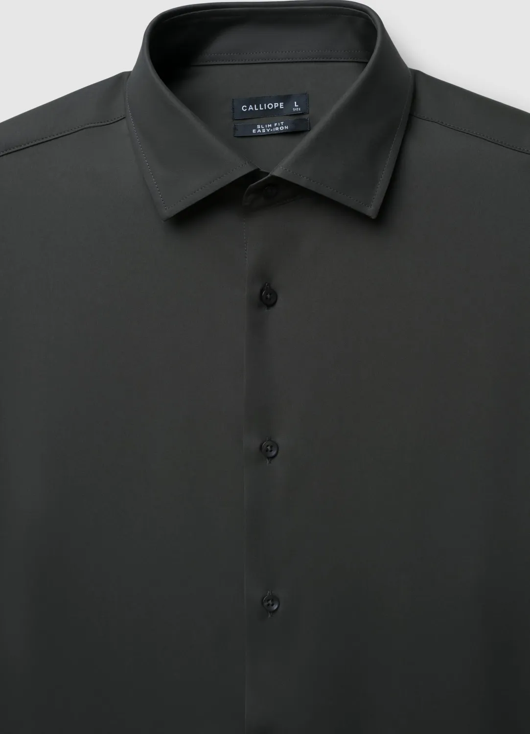 Calliope Chemise unie homme manches longues