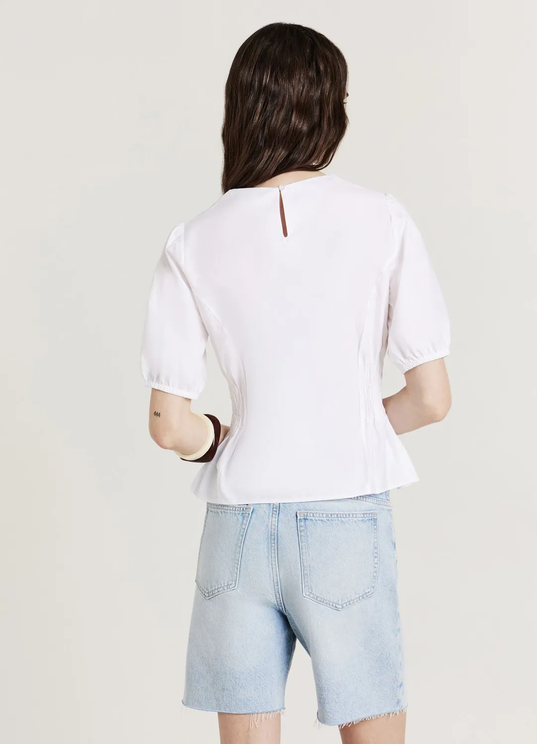 Calliope Chemise point smock femme S coton