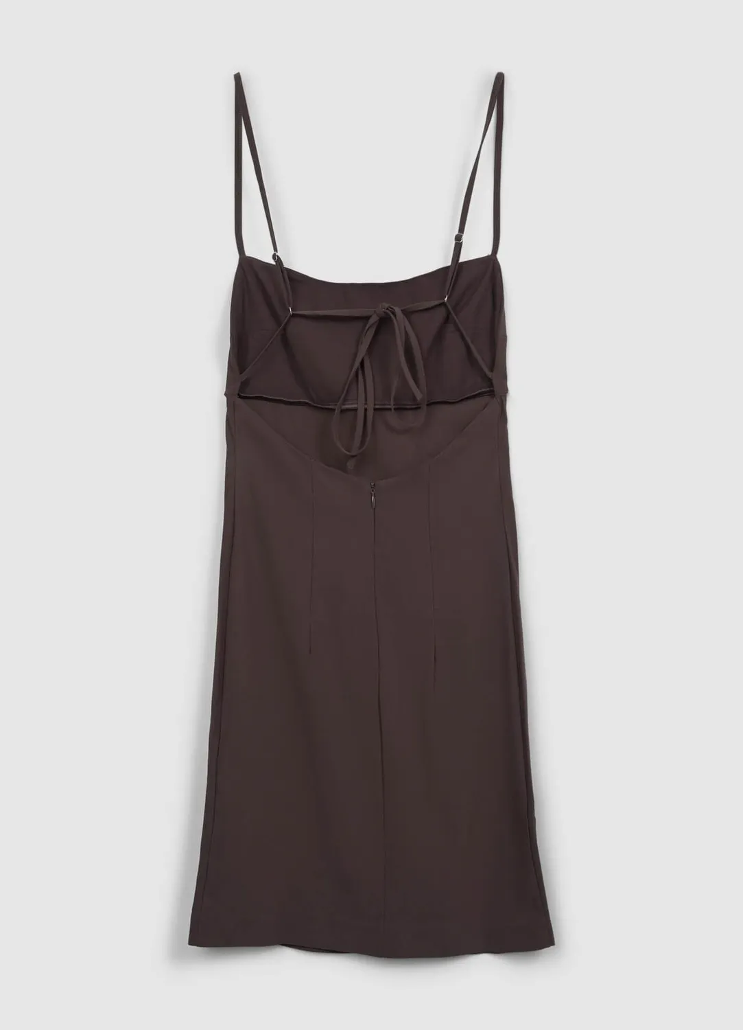 Calliope robe courte unie femme bretelles fines