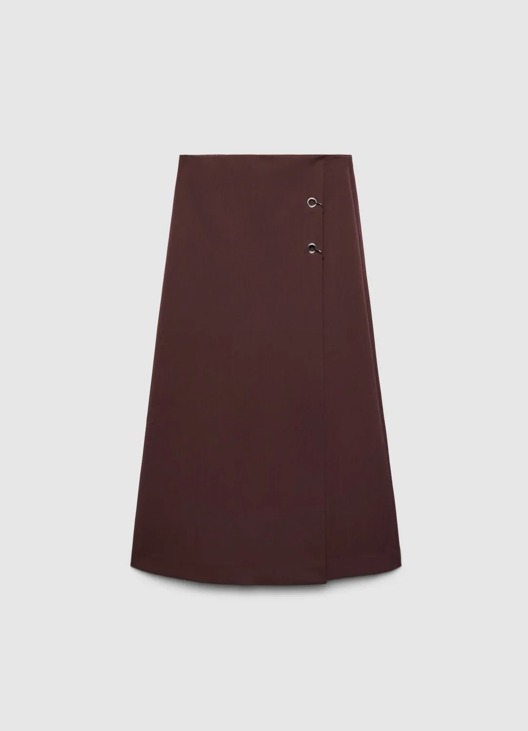 Calliope Circle jupe midi femme œillets taille haute