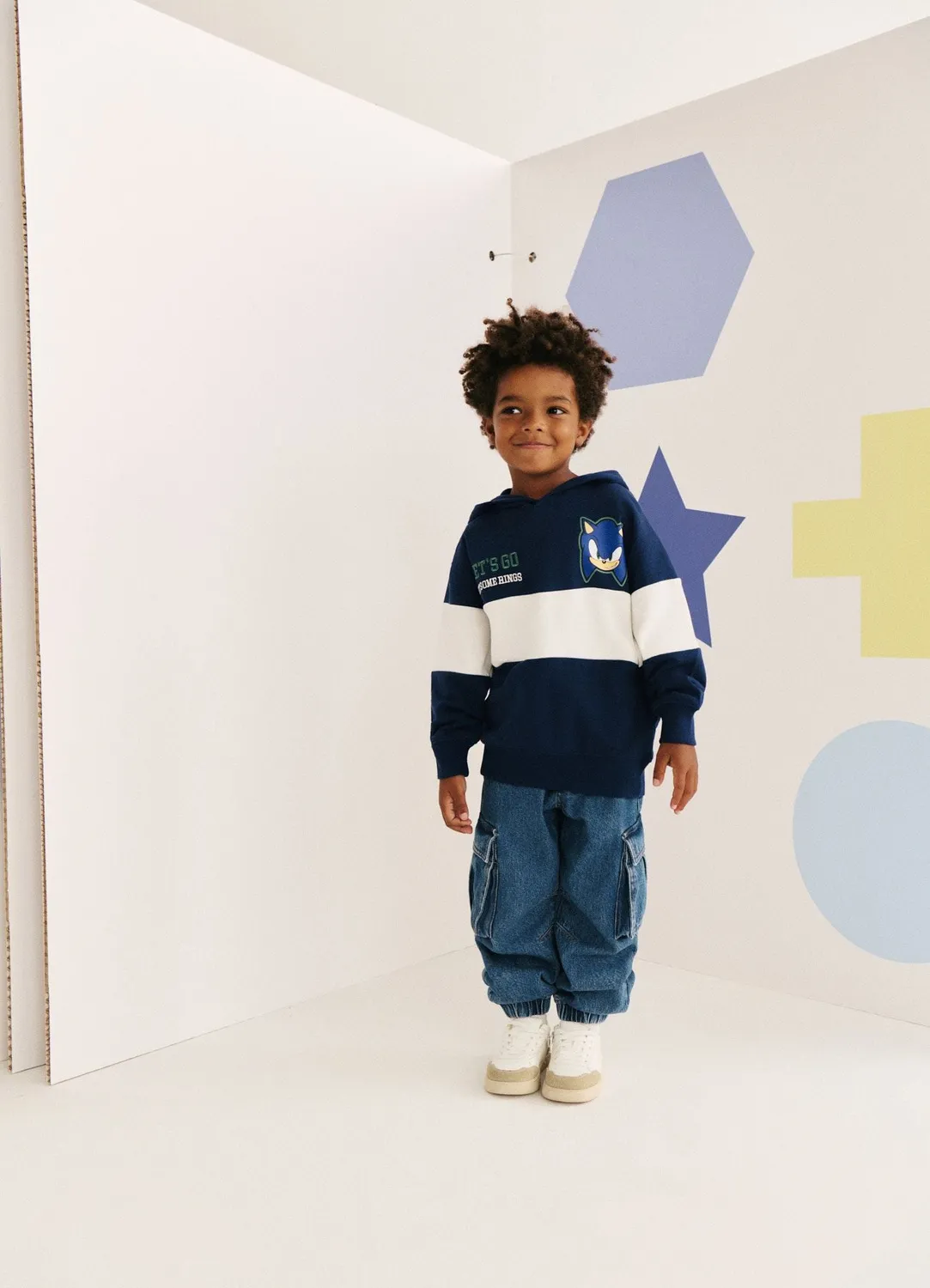 Calliope Sonic sweat capuche garçon over sans zip