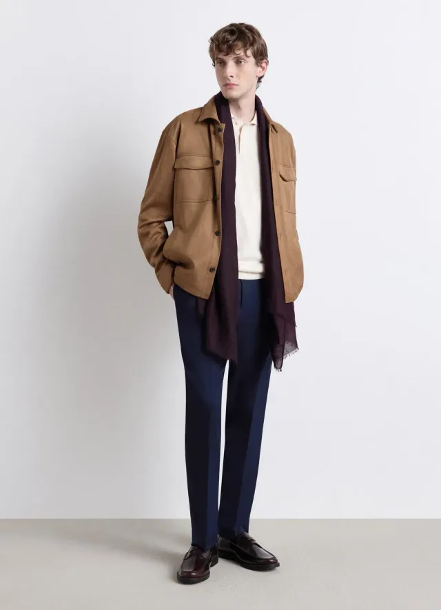 Calliope regular pinces pantalon homme droit