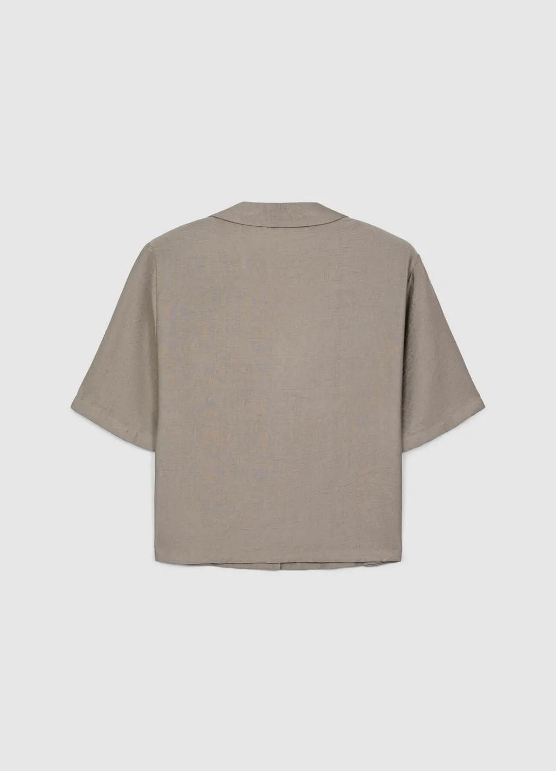 Chemisier Calliope femme col revers uni manches courtes