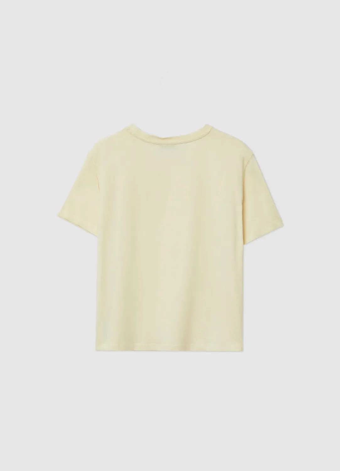 Calliope T-shirt col rond uni femme coton