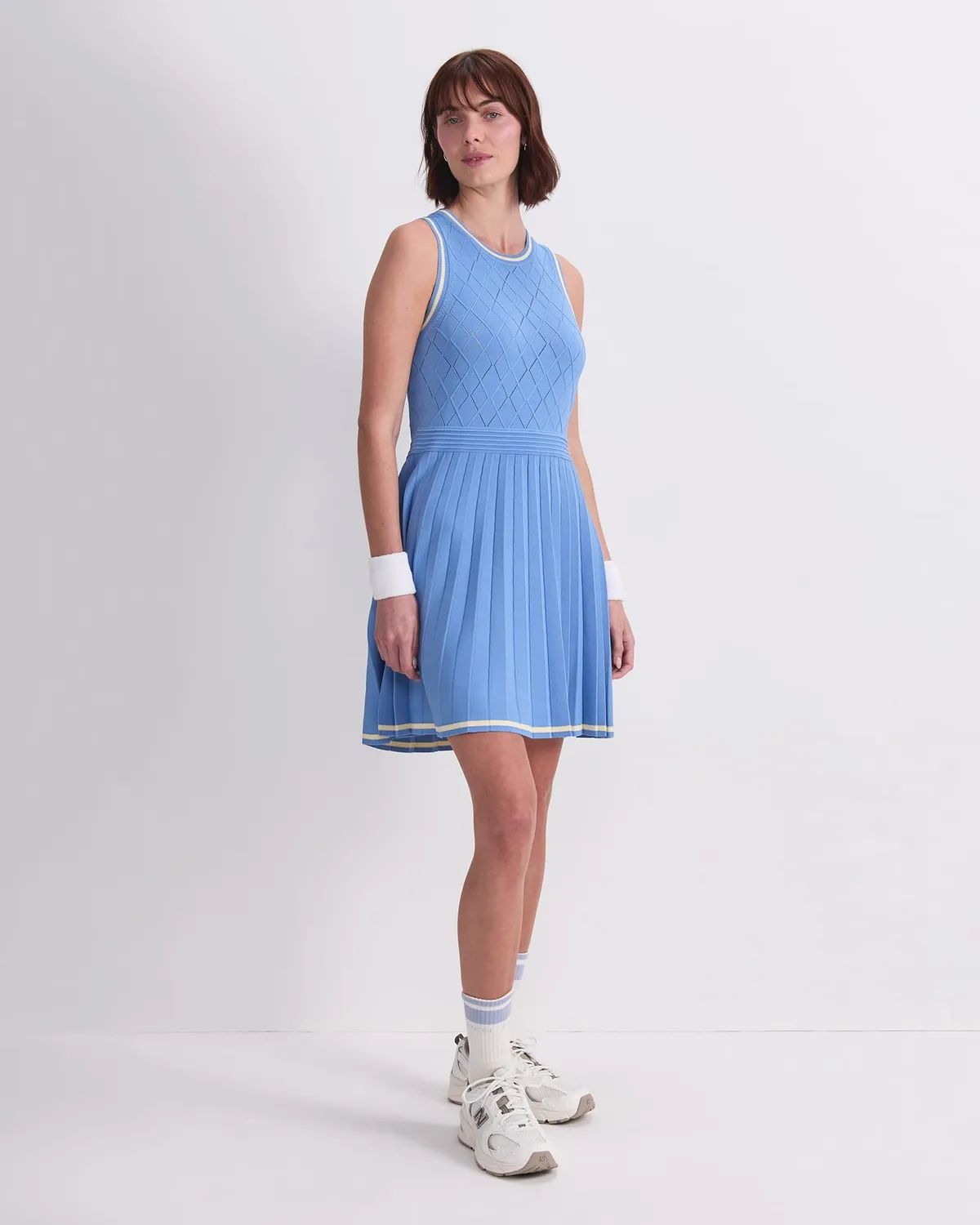 Sportscraft Maxine Milano robe mini maille argyle