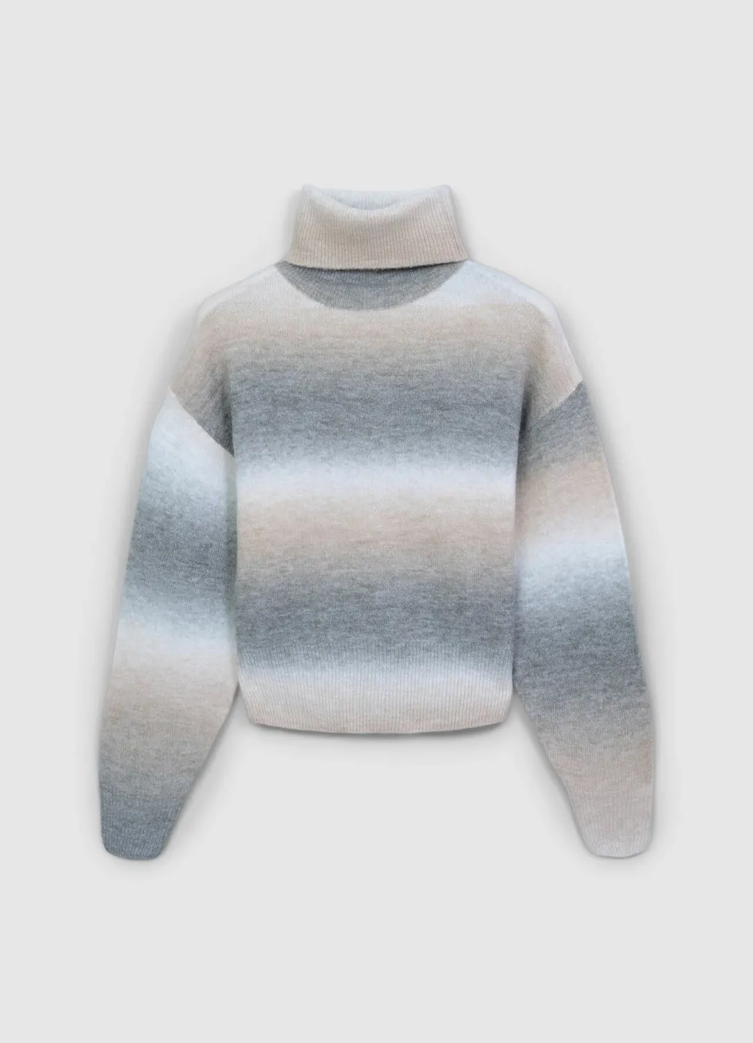 Calliope Pull col roulé dégradé femme taille S