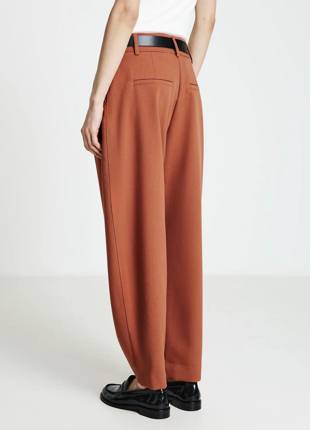 Calliope pantalon barrel fit femme bureau