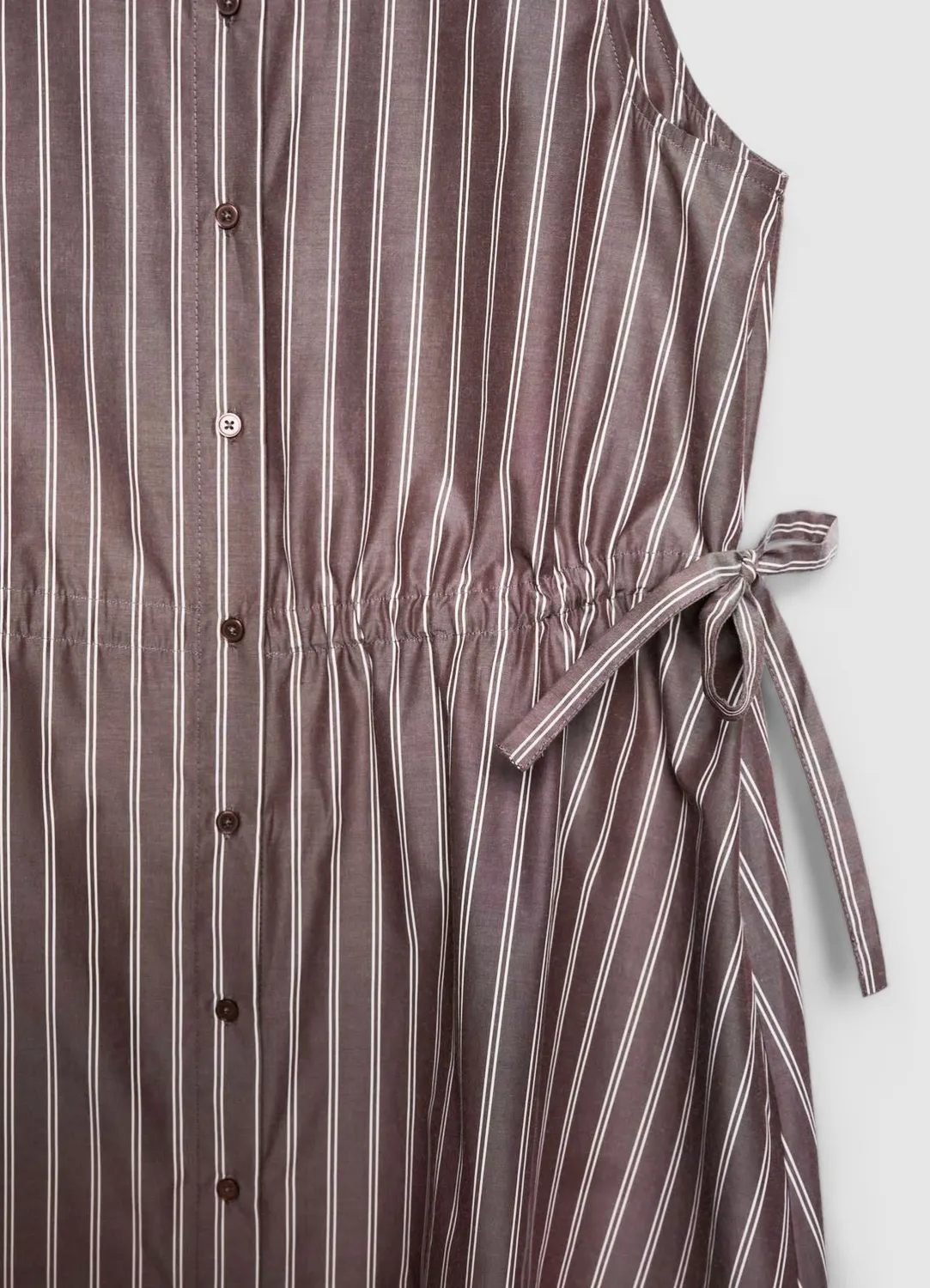 Calliope robe chemisier longue à rayures femme