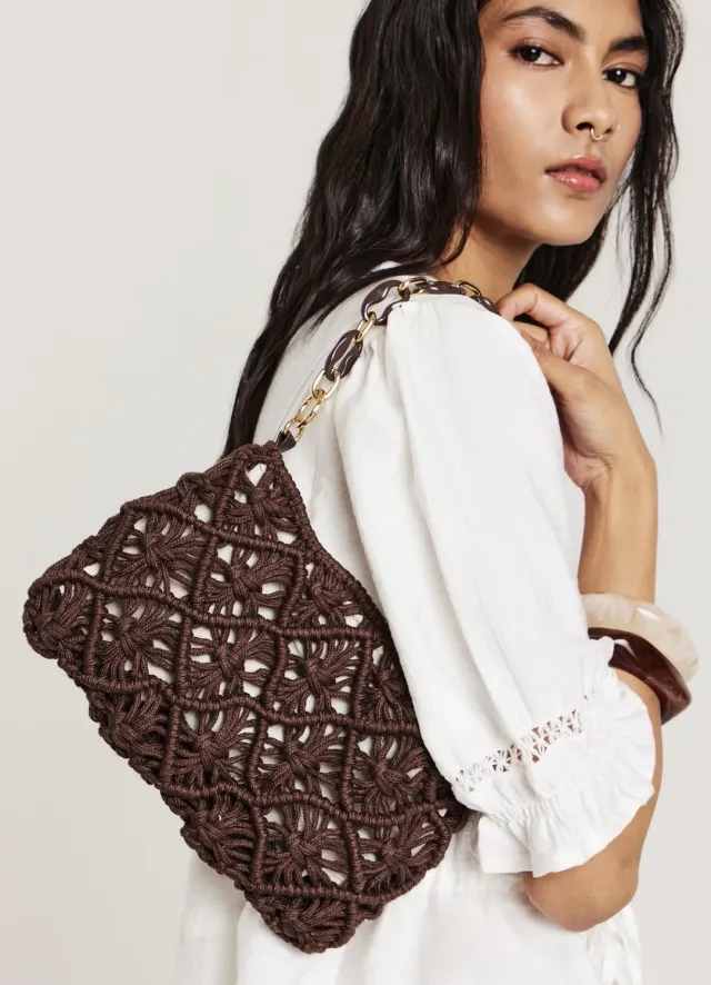 Calliope sac épaule corde femme chaîne 26 cm