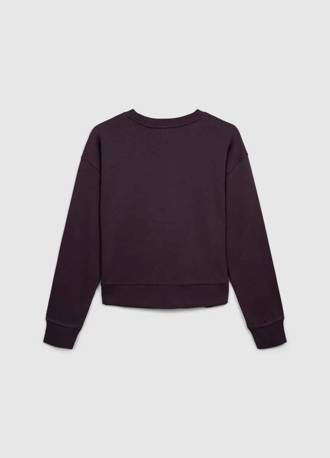 Calliope sweat femme col rond uni basique
