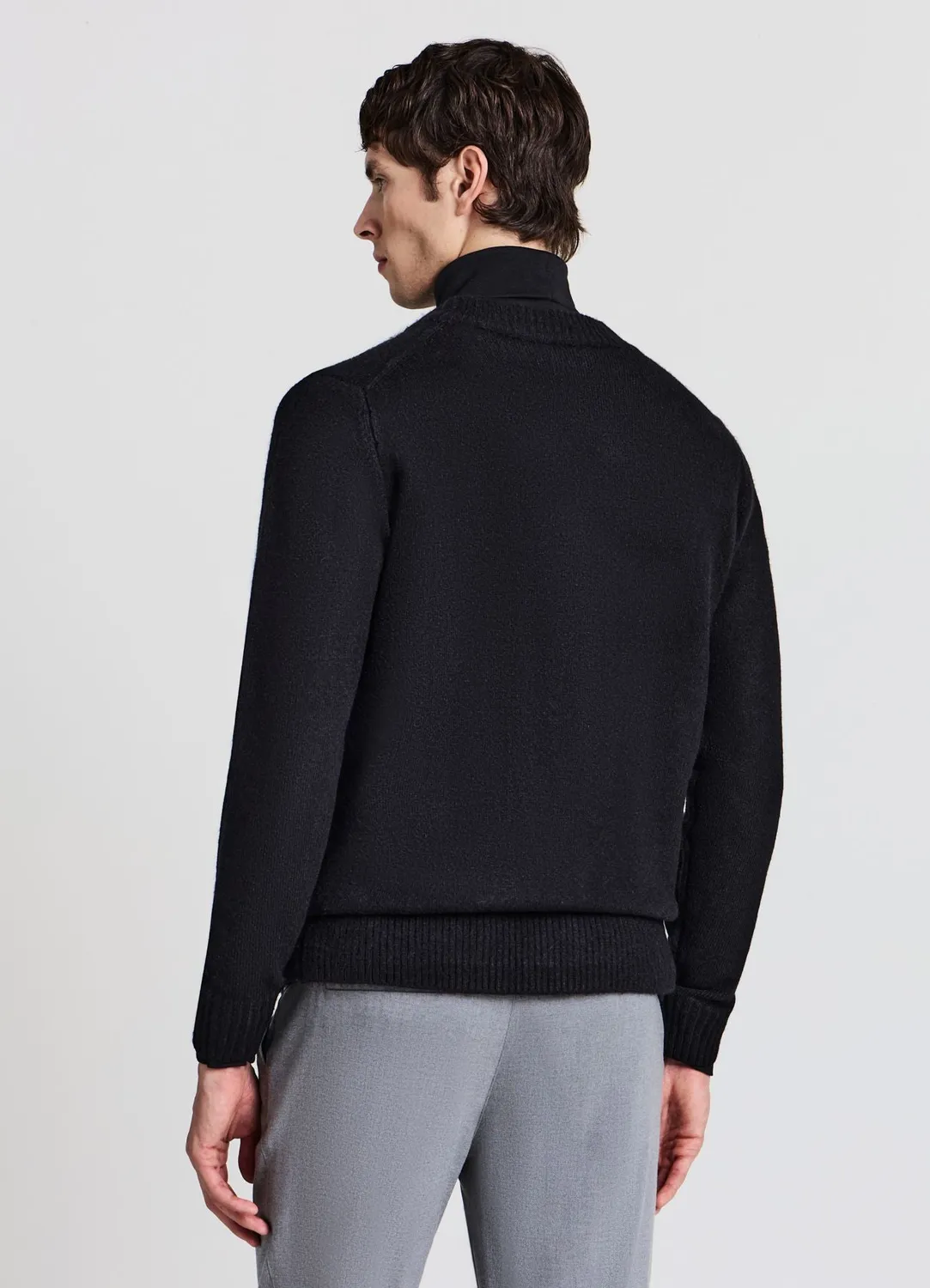 Calliope cardigan homme col V boutons maille