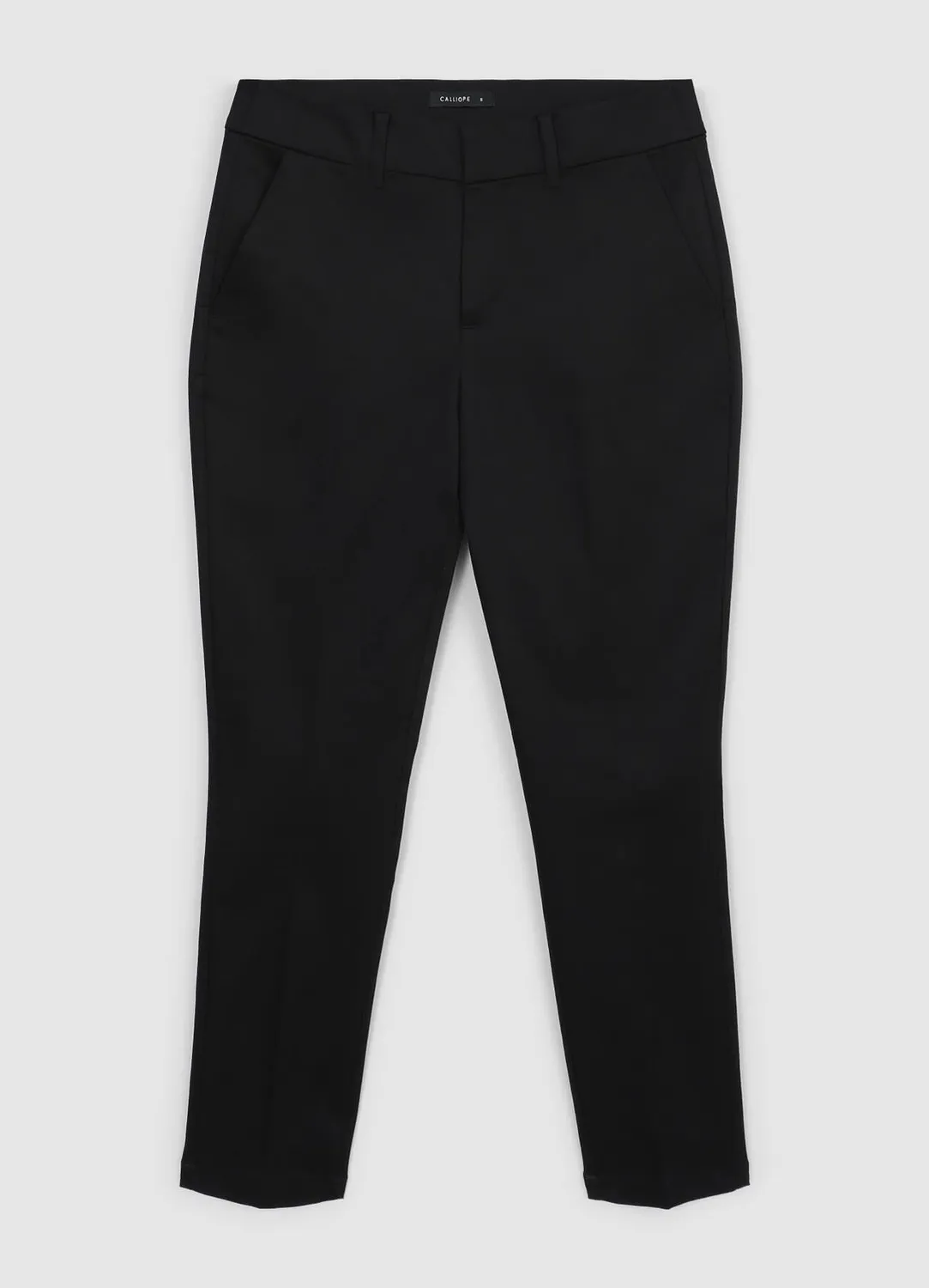 Calliope pantalon satin coton femme regular