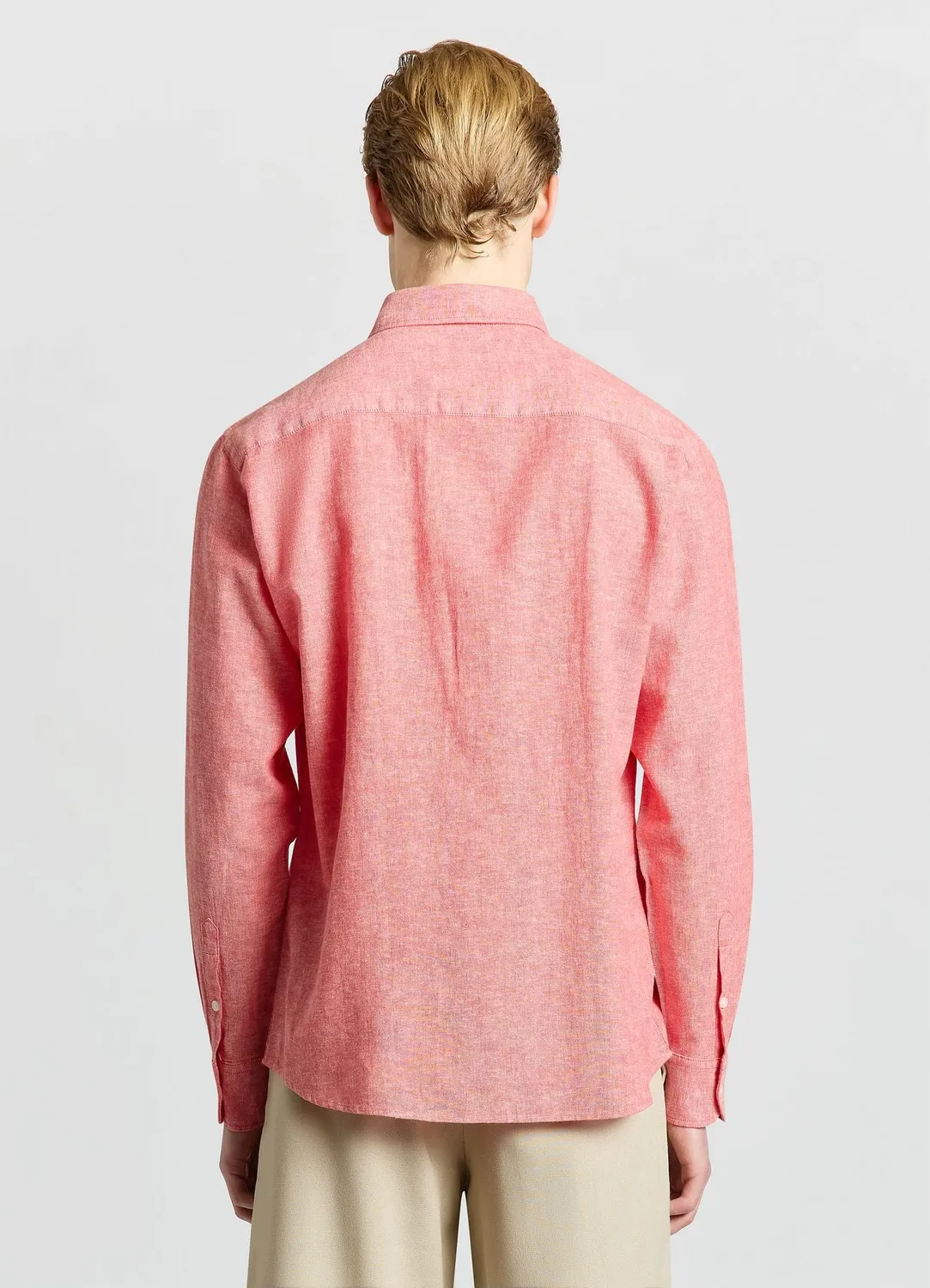 Calliope chemise homme lin uni manches longues