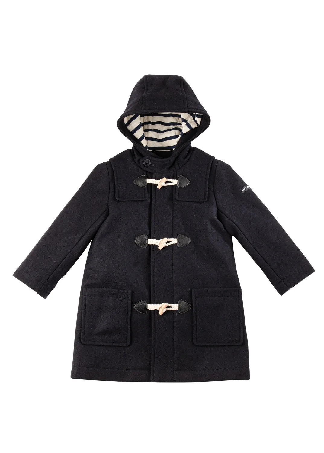 Saint James St Malo duffle-coat enfant navy