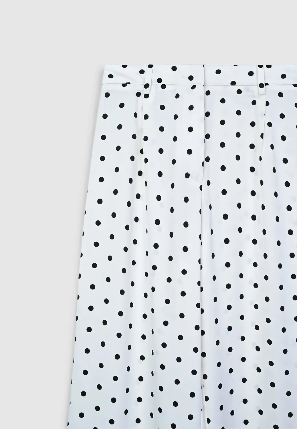 Calliope pantalon palazzo femme satine pois regular