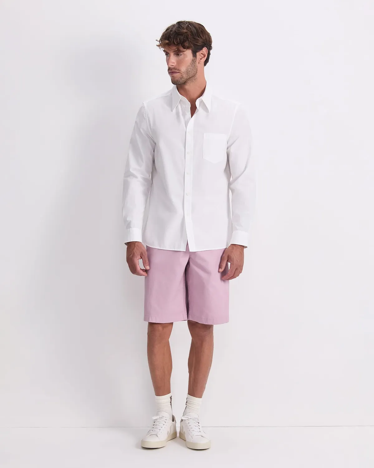 Sportscraft chemise popeline coton homme manches longues