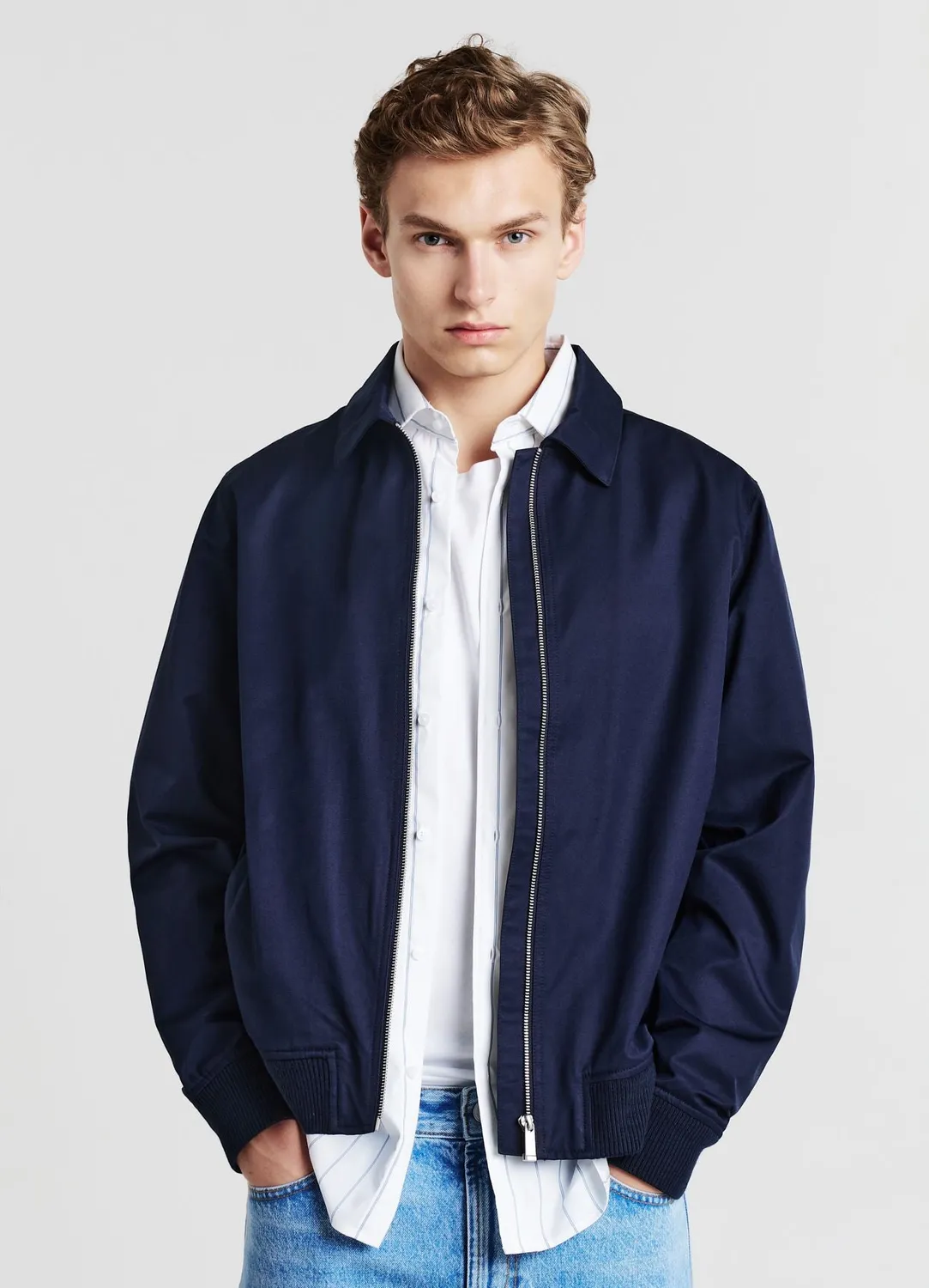 Calliope blouson homme zip poches M col classique