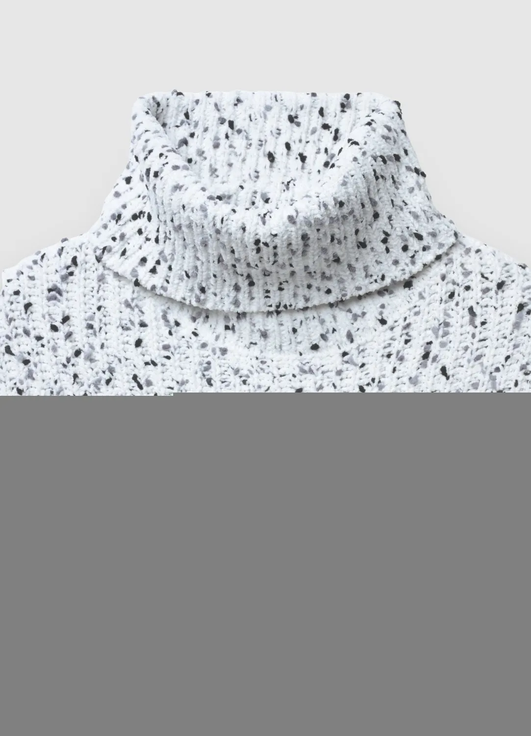 Calliope pull col roulé femme maille fantaisie