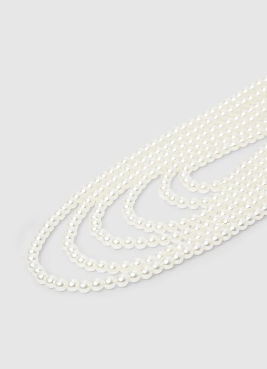 Calliope collier long multilayer perles taille unique