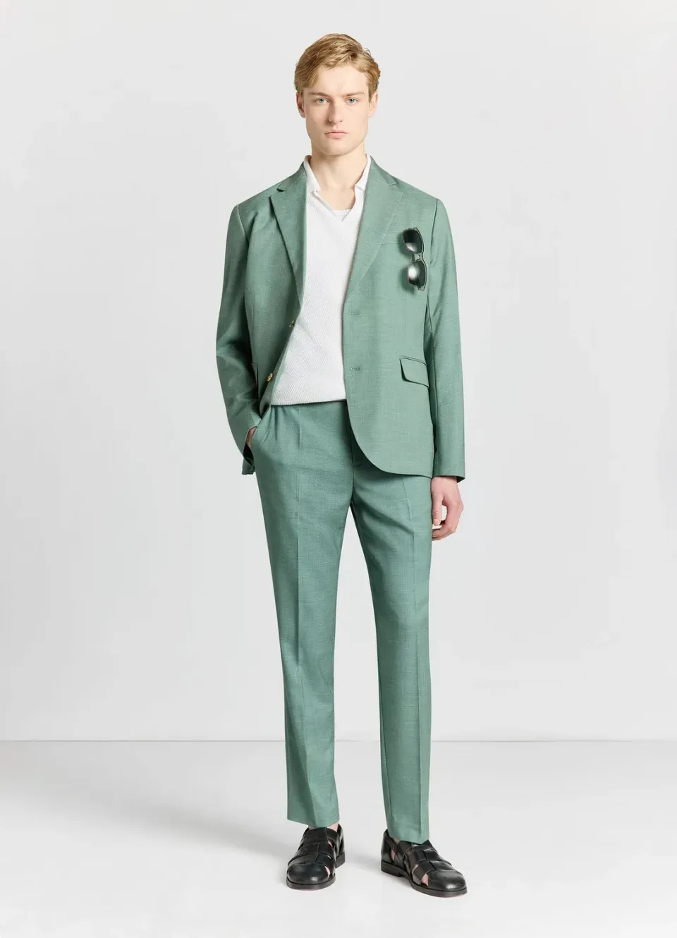 Calliope Pantalon costume homme 44 à pli