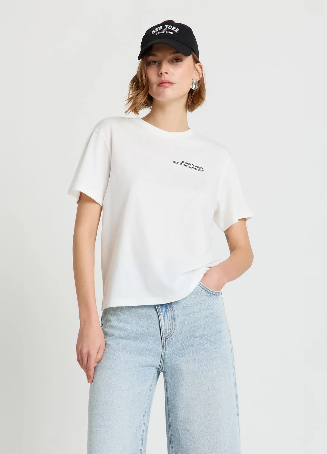 Calliope t-shirt femme imprimé écriture dos