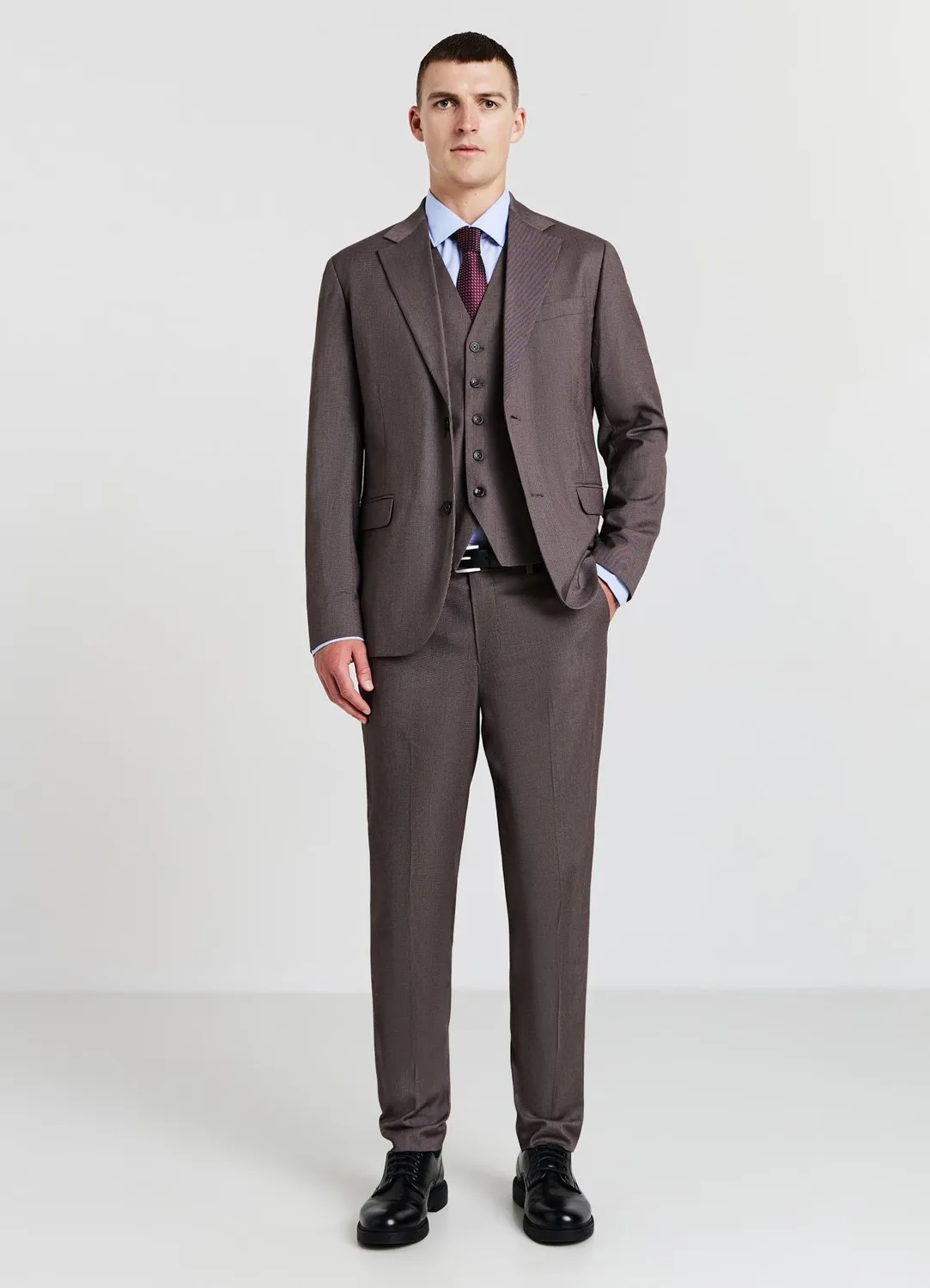 Calliope Pantalon regular fit homme bureau