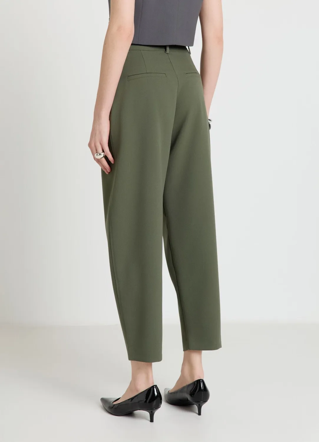 Calliope pantalon barrel pinces femme
