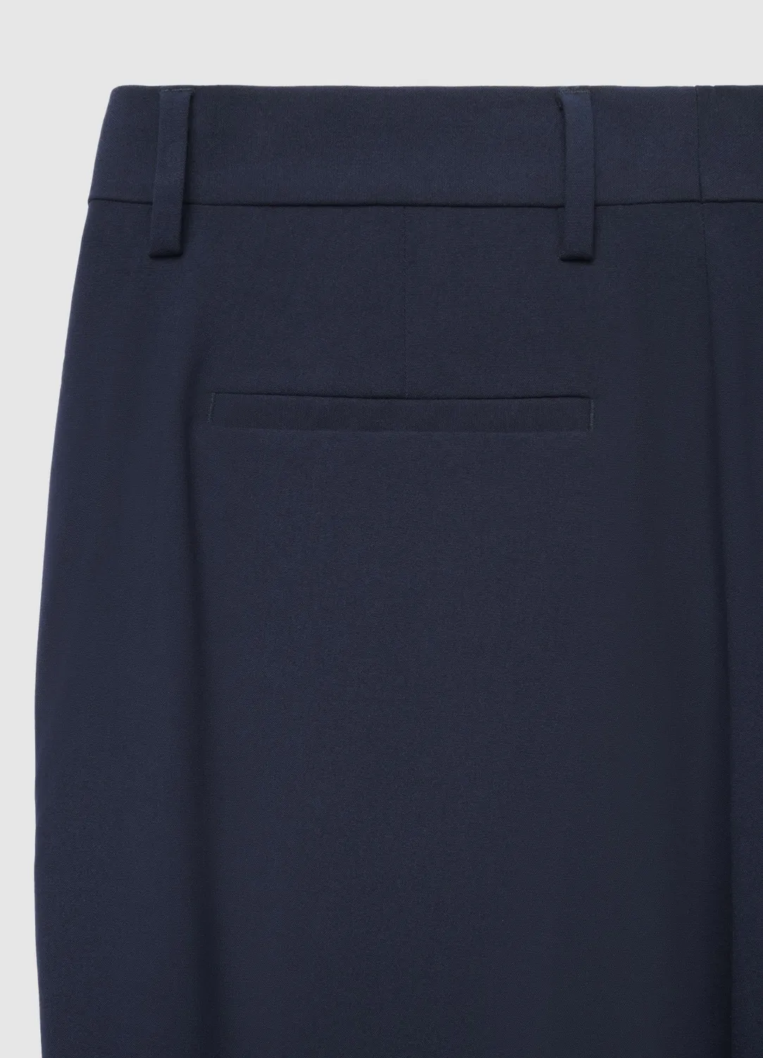 Calliope pantalon sartorial homme uni coupe droite