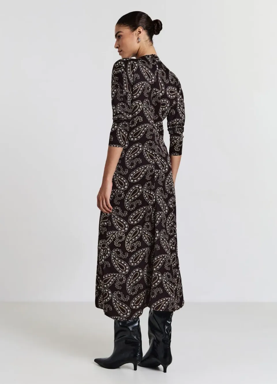 Calliope robe longue femme manches longues fantaisie
