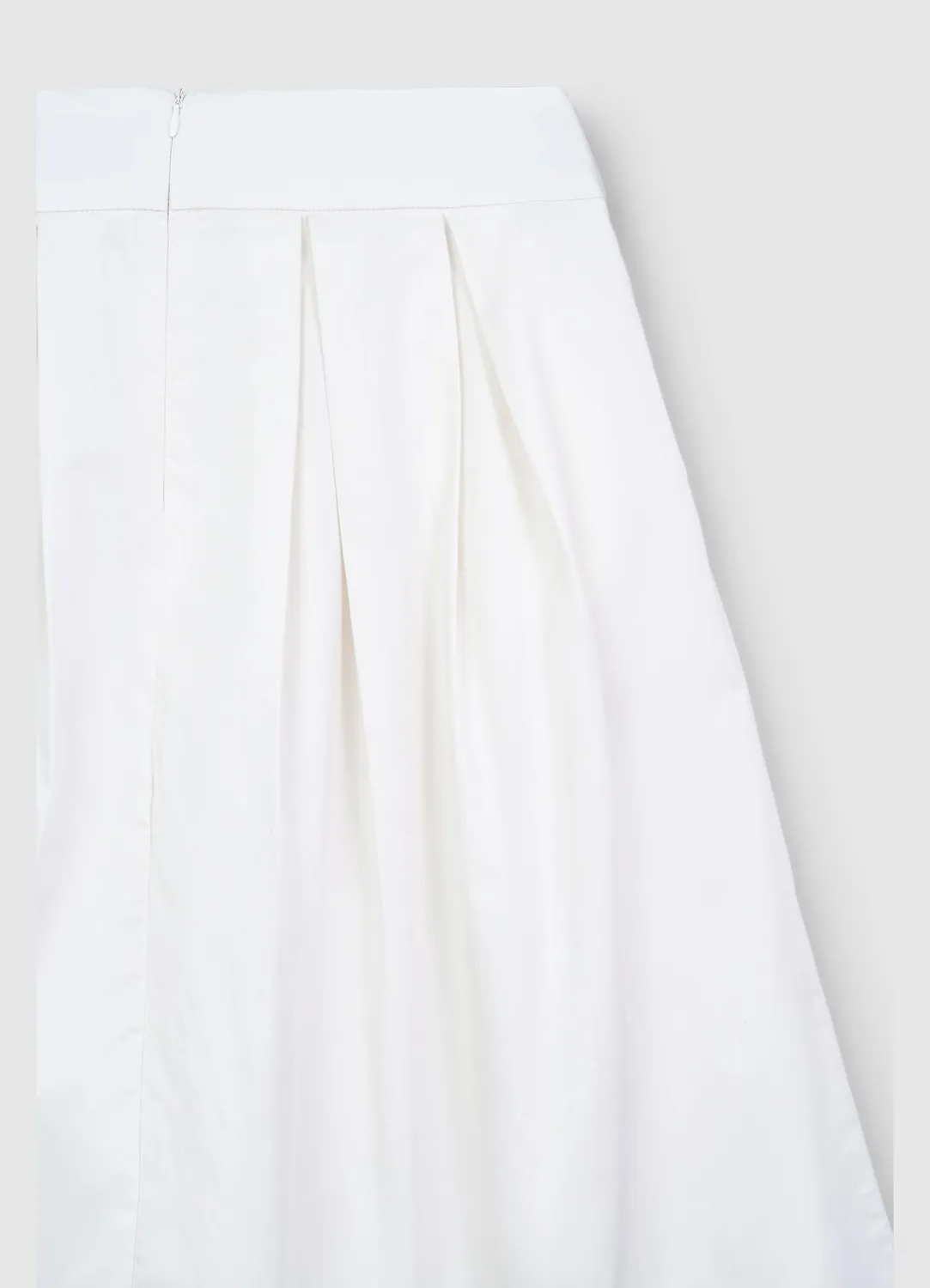 Calliope gonna midi pieghe jupe midi coton uni