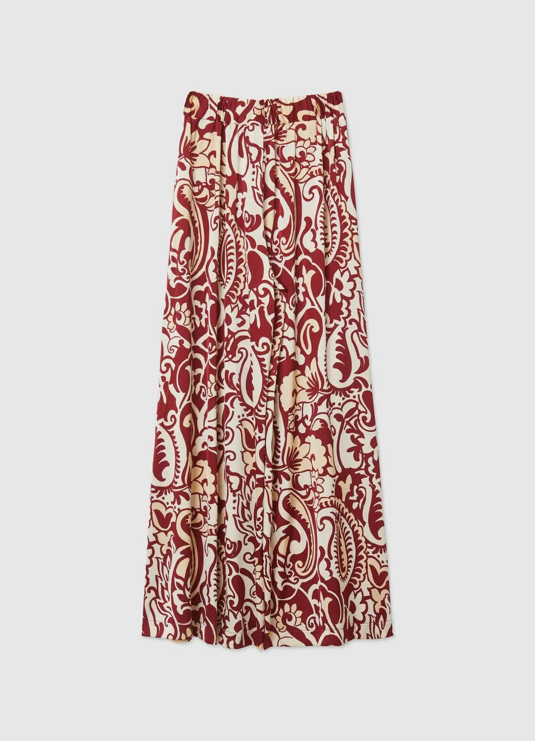 Calliope pantalon large femme paisley taille élastique