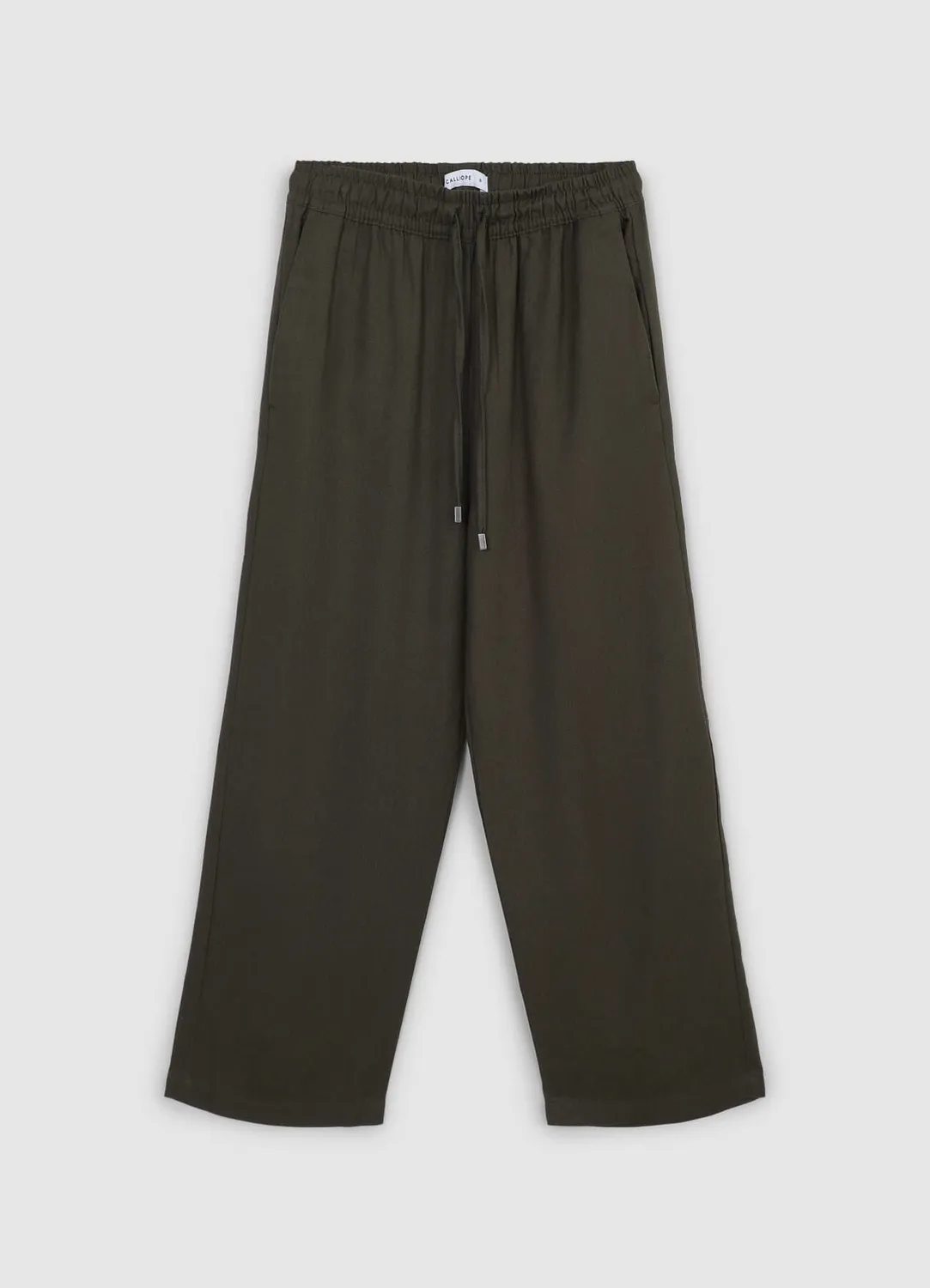 Calliope jogger lin taille élastique femme