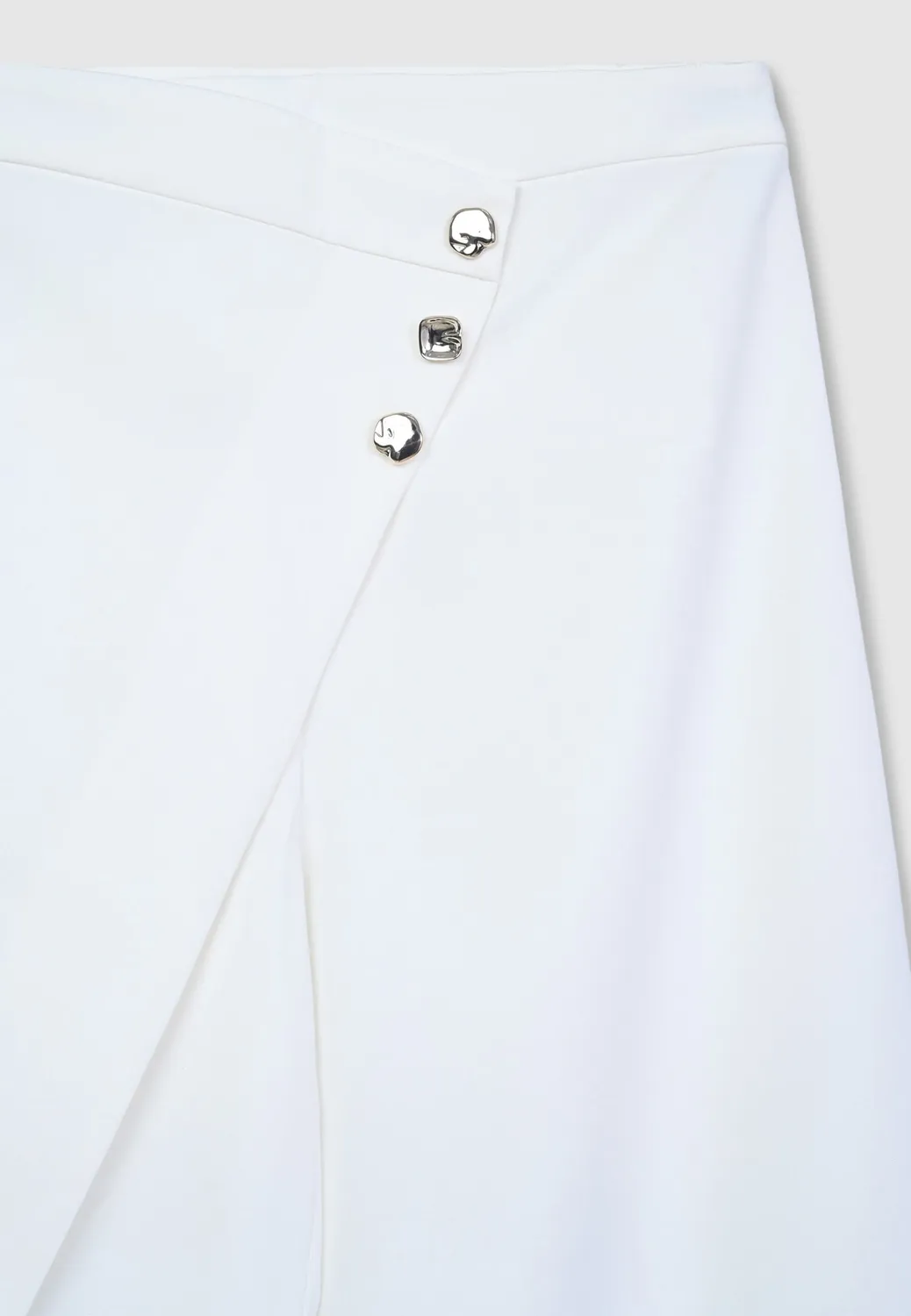 Calliope pantalon palazzo femme boutons dorés