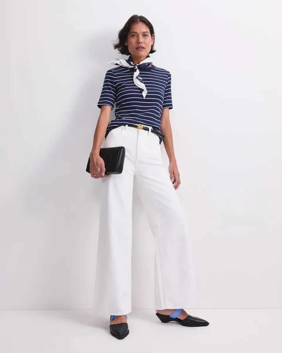 Sportscraft Heidi Stripe tee-shirt rayé coton stretch