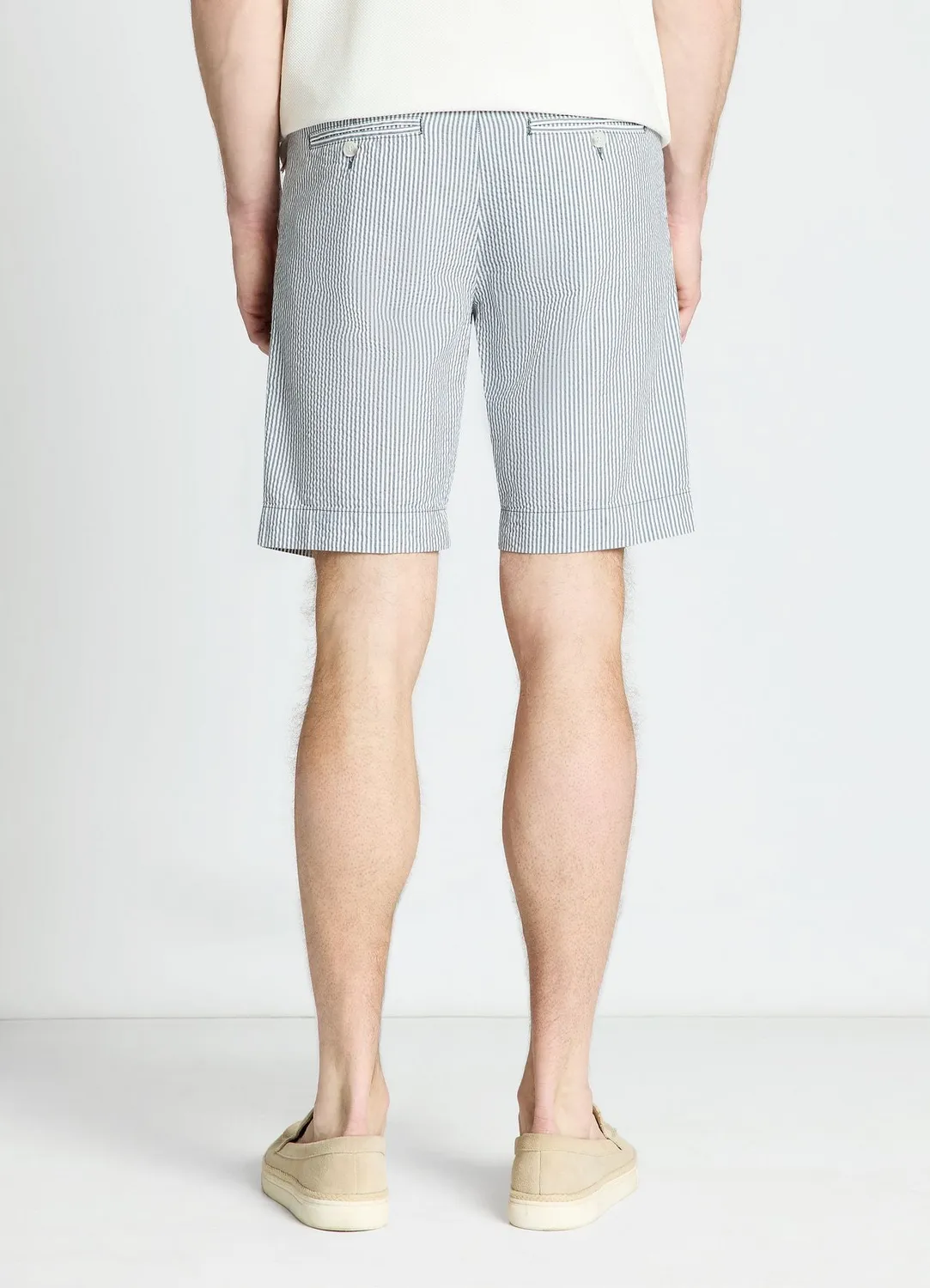 Calliope bermuda à rayures short homme coupe droite