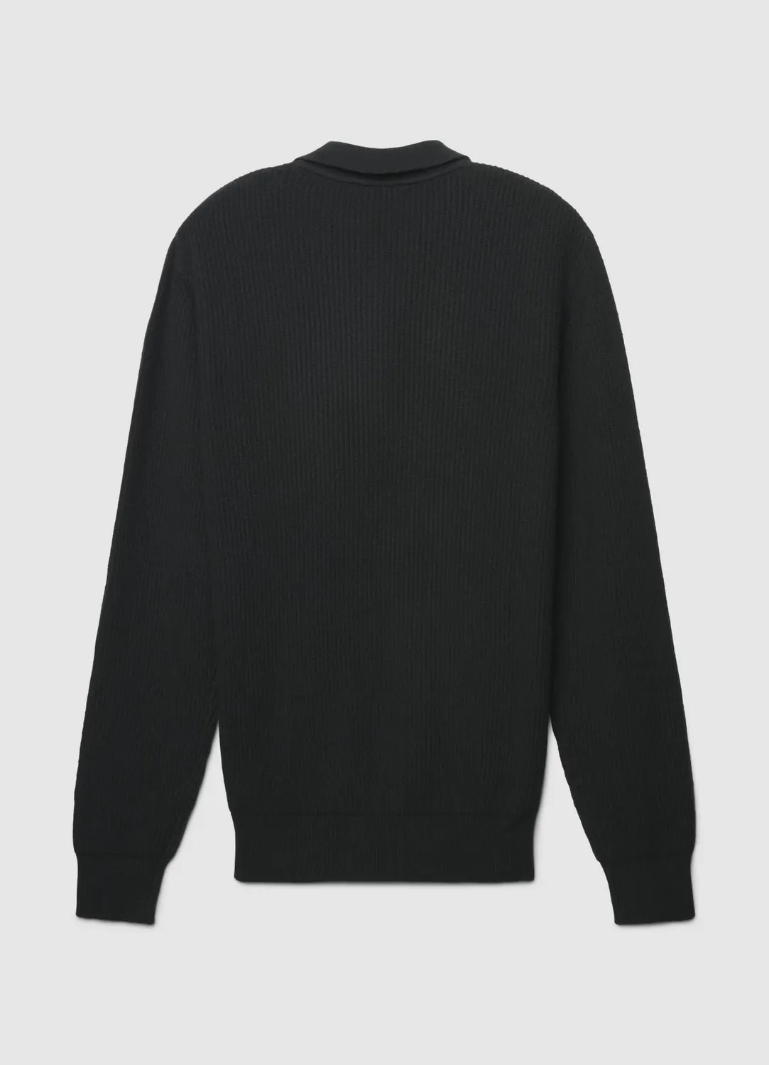 Calliope Pull polo côtelé homme manches longues regular