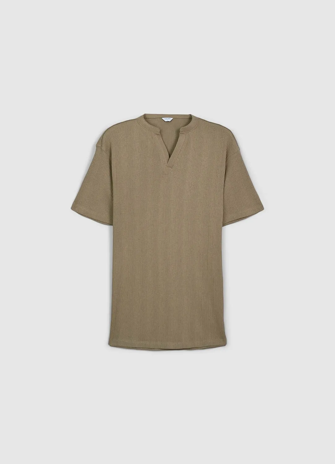 Calliope Serafino t-shirt homme coton uni