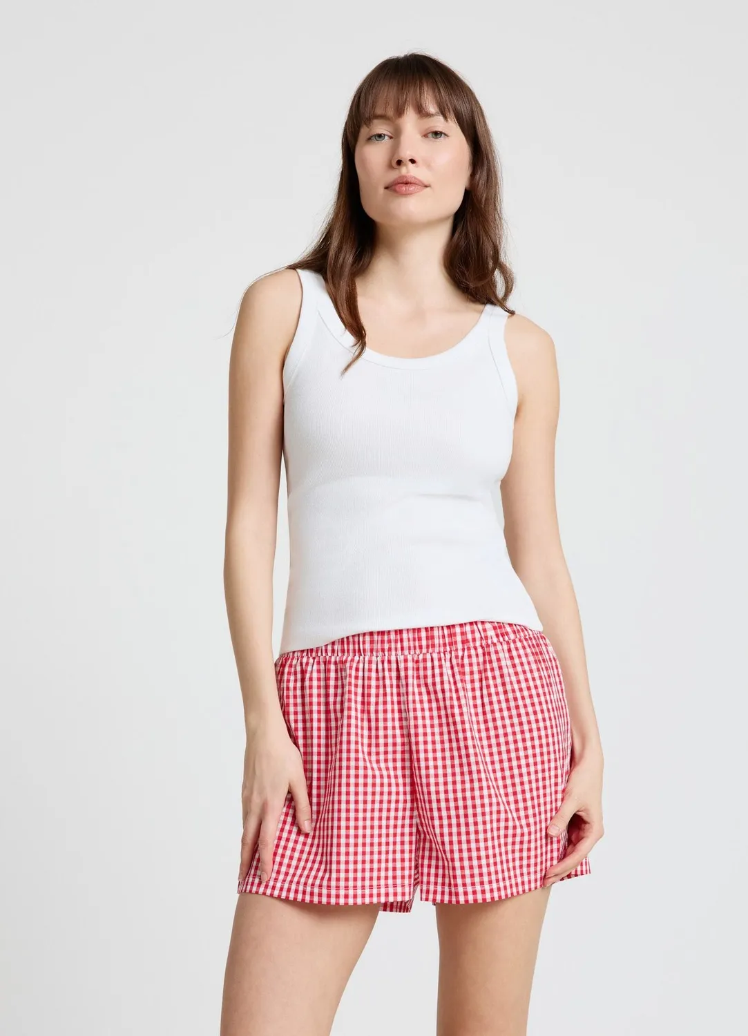 Calliope pyjama femme 2 pièces débardeur + short vichy
