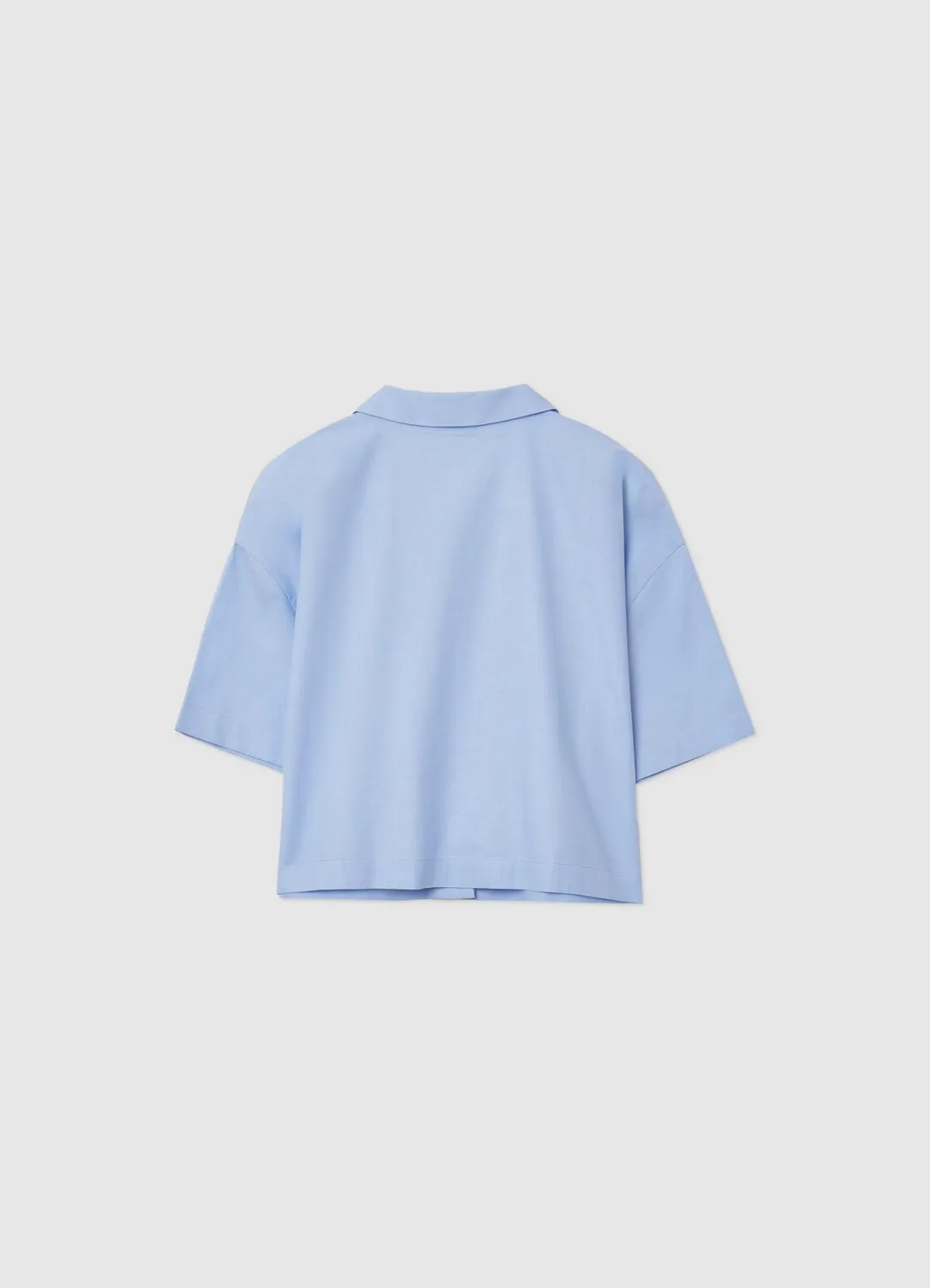 Calliope Chemise femme col revers coton unie