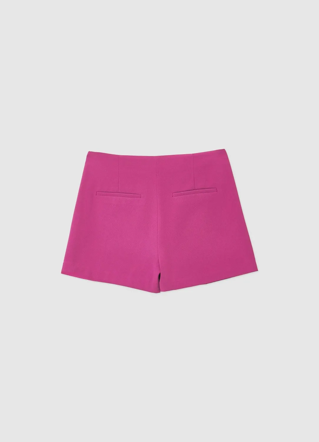 Calliope jupe-short uni femme taille haute
