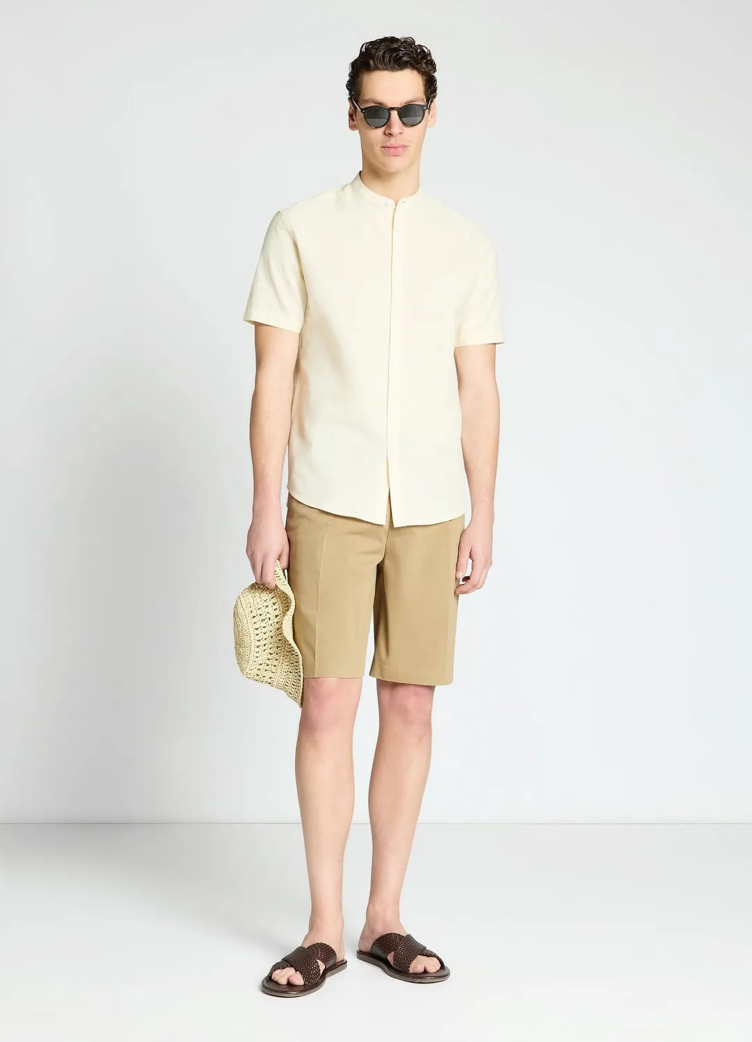 Calliope chino short homme large uni