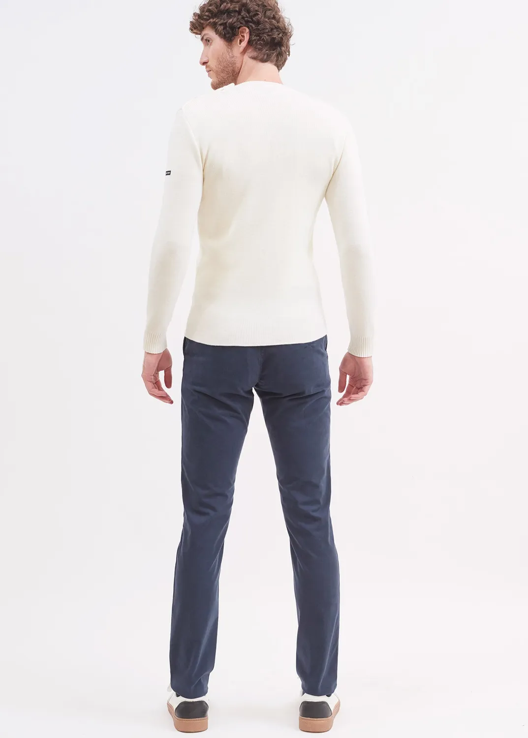 Saint James Voile Hiver pantalon chino Amiral coton stretch