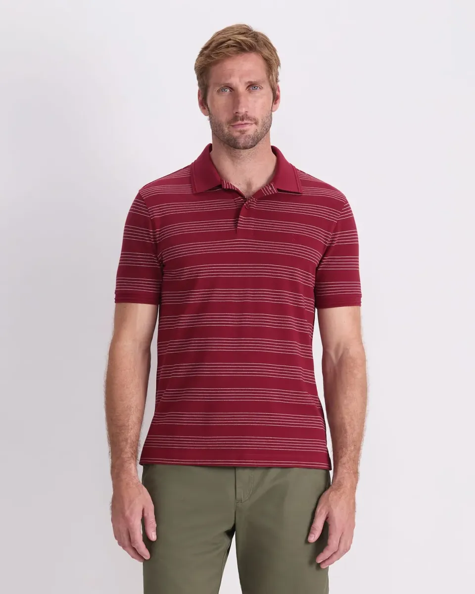 Sportscraft SC Stripe polo piqué coton homme rayé
