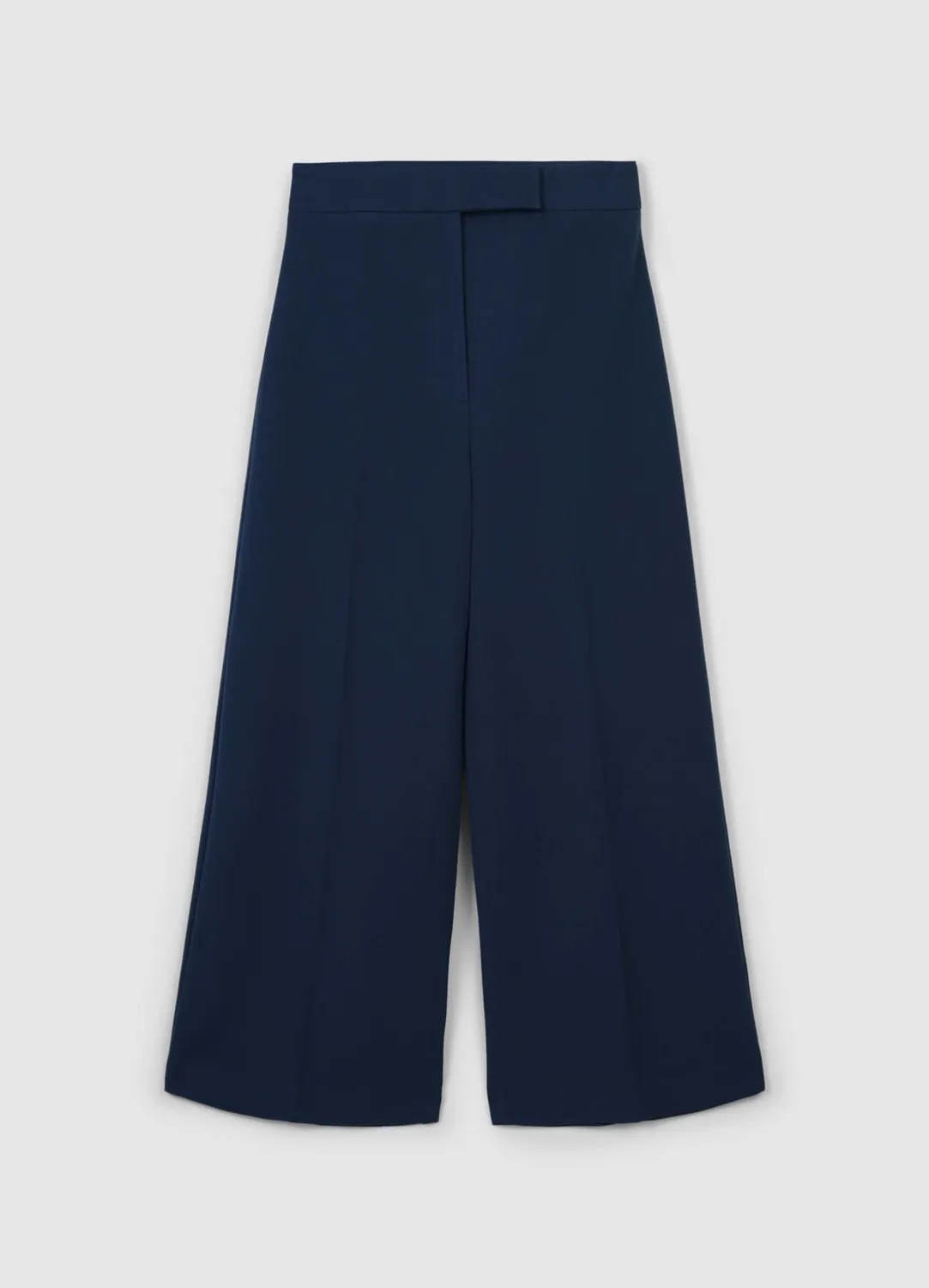 Calliope pantalon culotte femme taille haute uni