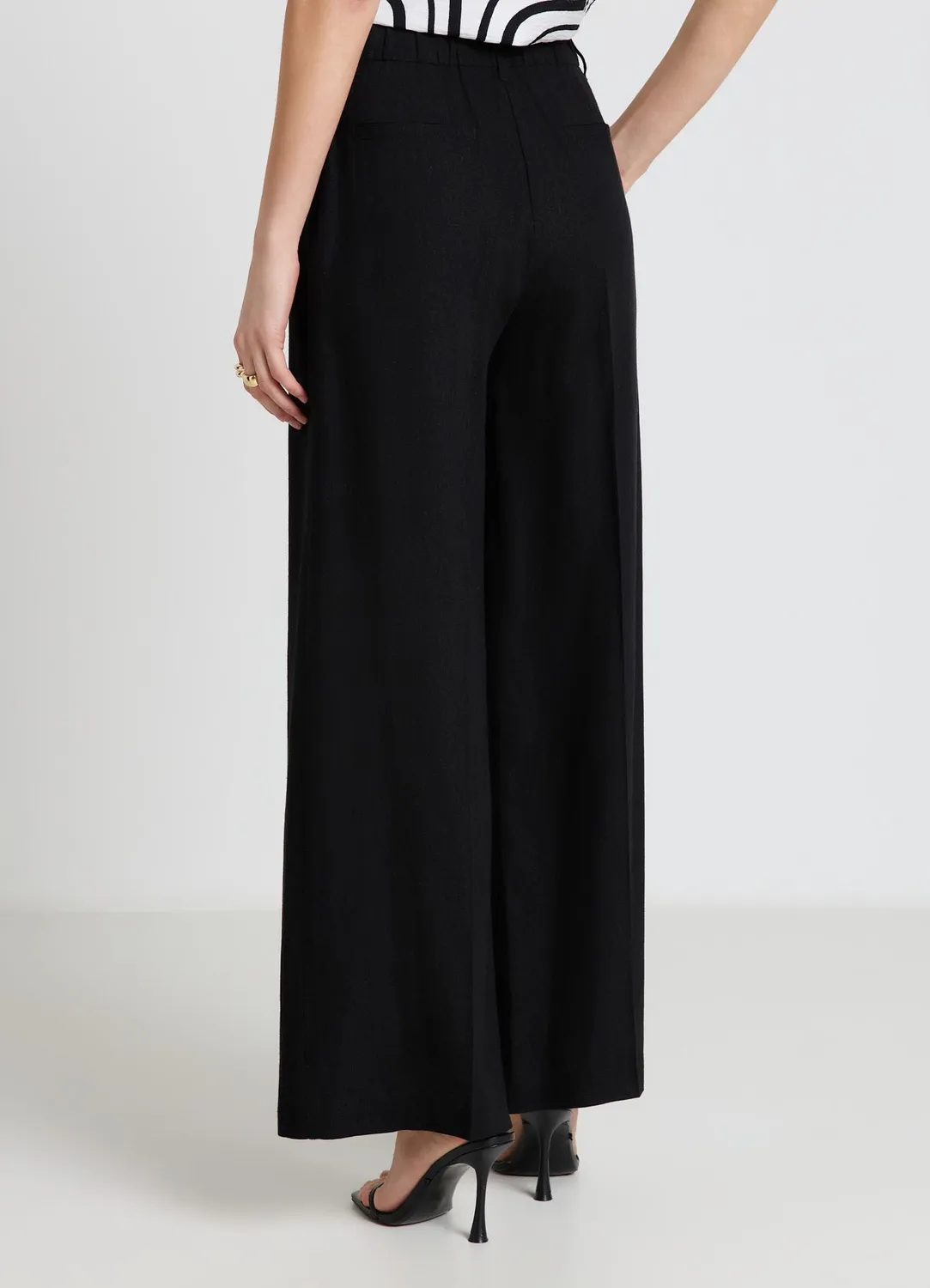 Calliope pantalon palazzo taille haute femme taille S