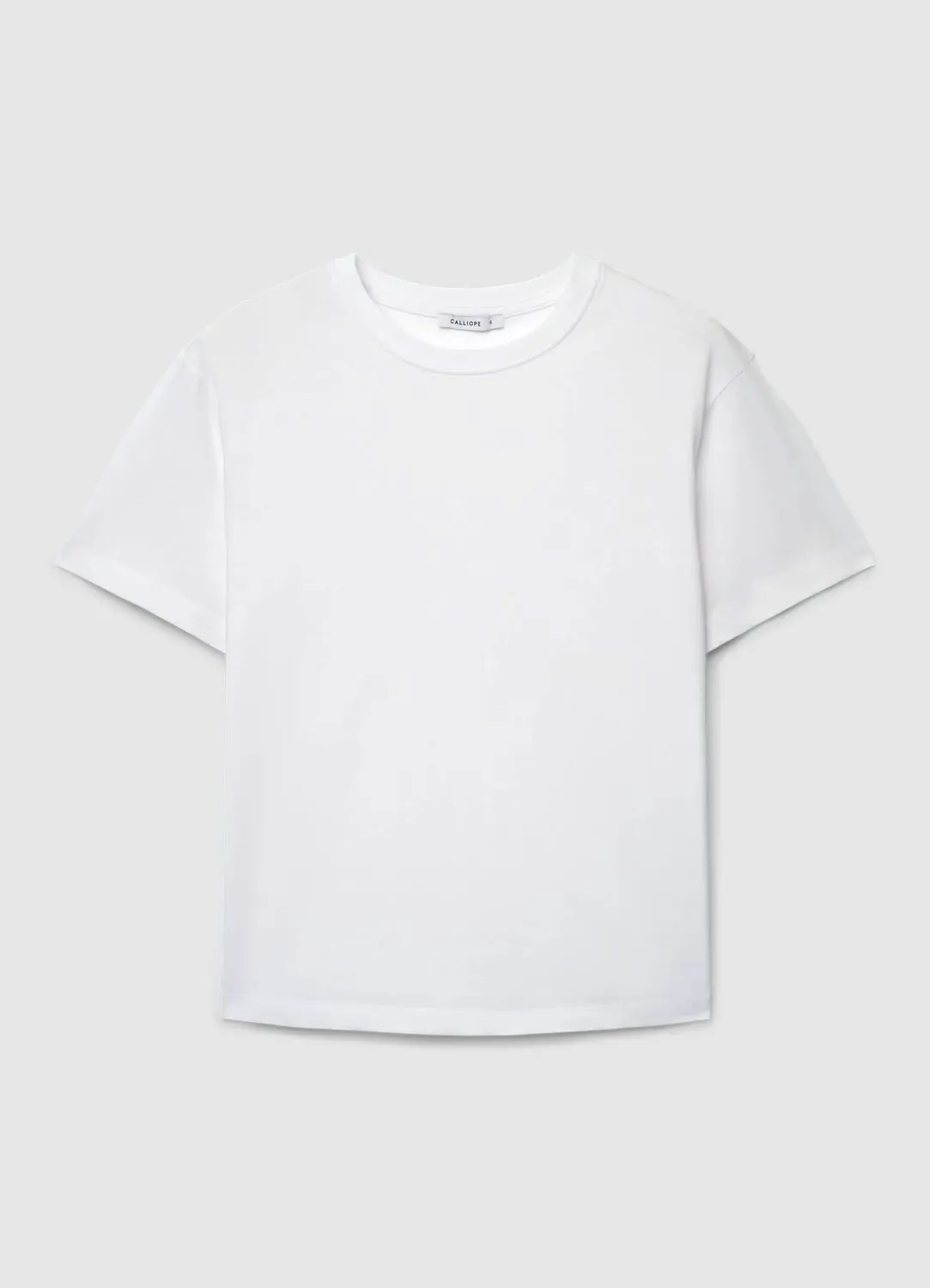 Calliope T-shirt col rond femme uni coton