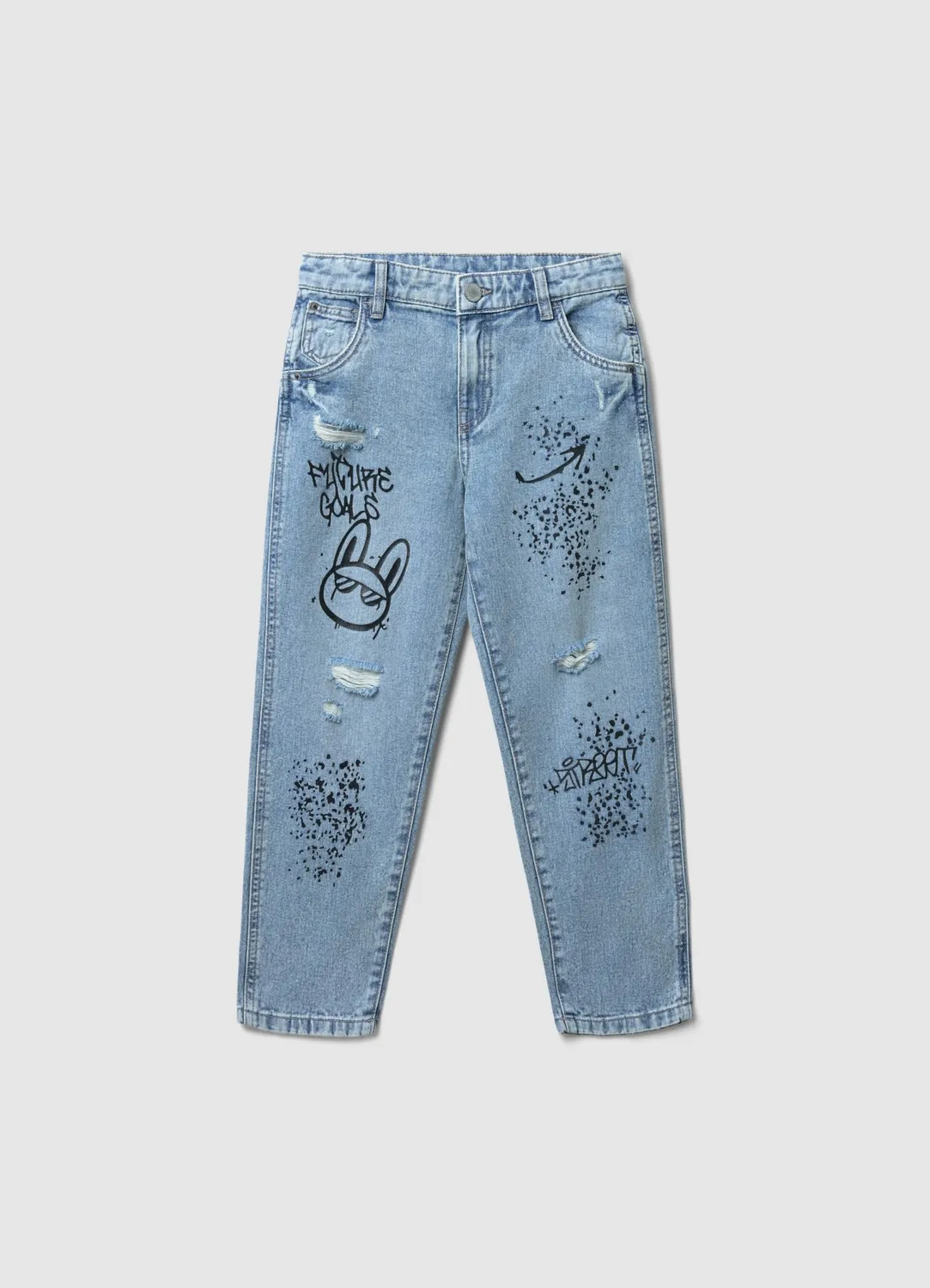 Calliope Jean baggy patch garçon