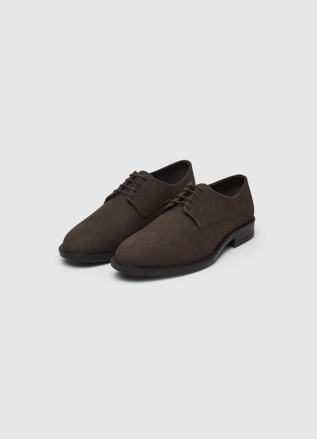 Calliope derby stringate simil daim chaussures homme