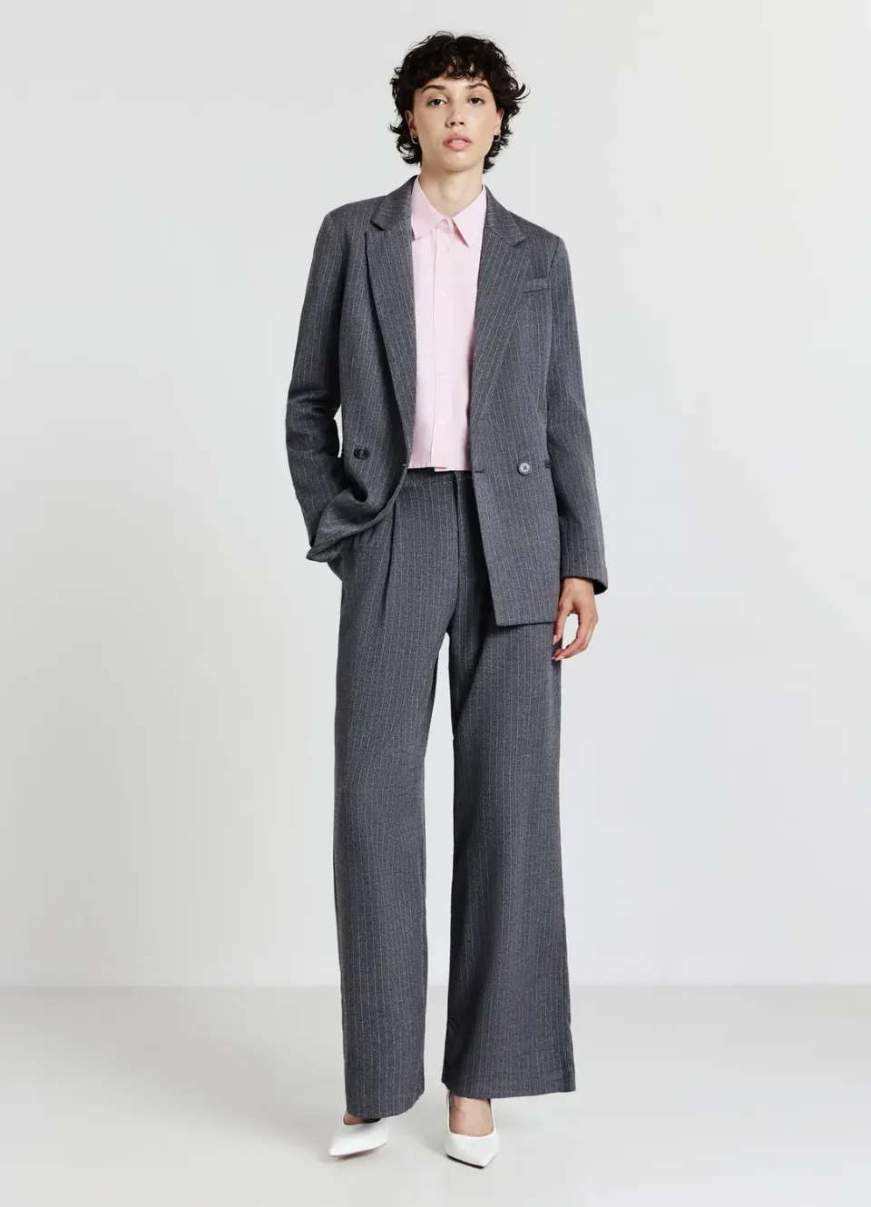 Calliope palazzo femme pantalon rayé large