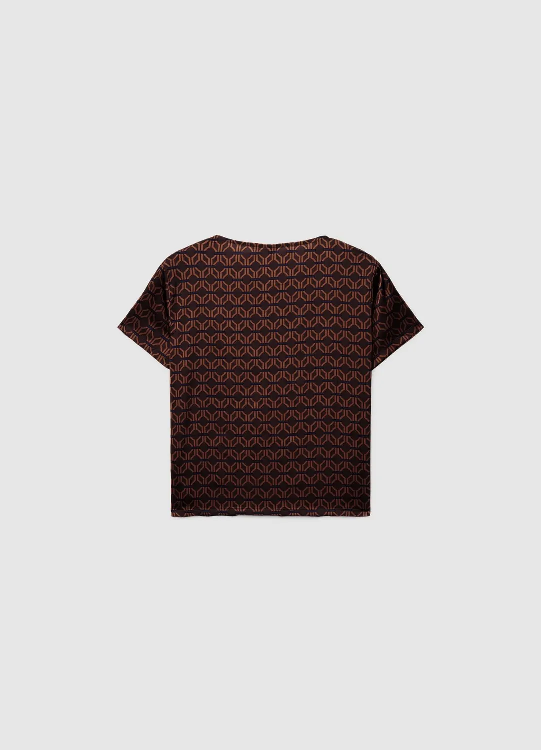 Calliope blouse imprimé géométrique manches courtes femme